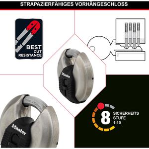 Produktbild für Vorhängeschloss Master-Lock M40EURDCC, 70mm