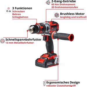 Produktbild für Akku-Schlagbohrschrauber Einhell-Professional TE-CD 18 Li-i