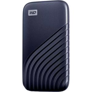 Produktbild für Festplatte WesternDigital My Passport SSD, blau