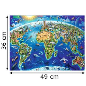 Produktbild für Puzzle Ravensburger 12722, Große, weite Welt