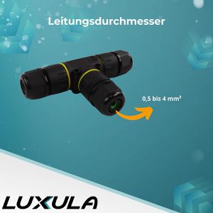 Produktbild für Kabelverbinder Luxula LX900124, IP68 wasserdicht