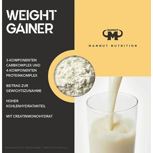 Produktbild für Proteinpulver Mammut Weight Gainer, 4,5 kg