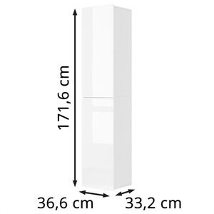Produktbild für Bad-Hängeschrank Vicco Izan