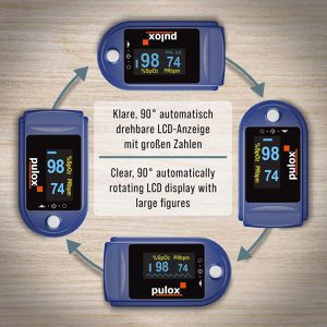 Produktbild für Pulsoximeter Pulox PO 200 Set, mit Batterie