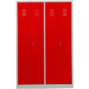 Produktbild für Spind G-Office WRC/4.18117.V2, Doppelspind, rot