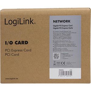 Produktbild für Netzwerkkarte LogiLink PC0029A, PCI-Express x1, 1.1