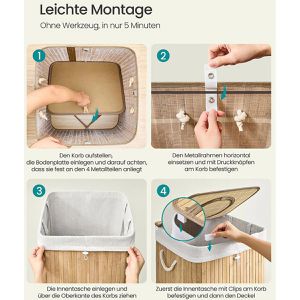 Produktbild für Pfandflaschen-Sammelbehälter Songmics 95 Liter