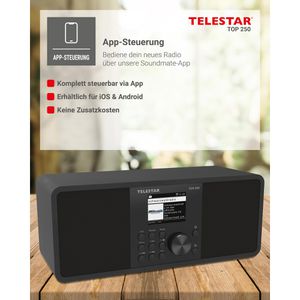 Produktbild für Radio Telestar Top 250 DAB+
