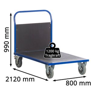 Produktbild für Transportwagen Rollcart Stirnwandwagen, 02-1330