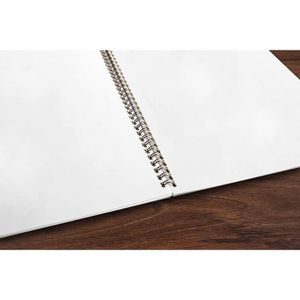 Produktbild für Drahtbinderücken Peach PW079-07, silber, für A4