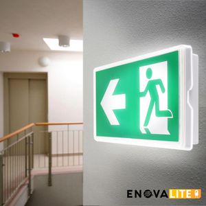Produktbild für Notbeleuchtung Enovalite ELED200104 Fluchtwegleuchte LED, Akku
