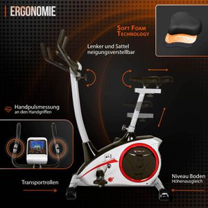Produktbild für Ergometer Christopeit AL 2, 9 kg Schwungmasse, Upright-Bike