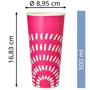 Produktbild für Trinkbecher Papstar 14779, pink