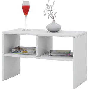 Produktbild für Couchtisch VCM Nachto 911091, aus Holz, weiß