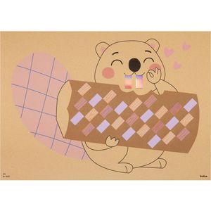 Produktbild für Bastelset Folia 70272 Flechtmotive Set, Waldtiere, A4