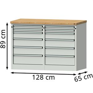 Produktbild für Schubladenschrank ANKE 600.128, aus Metall
