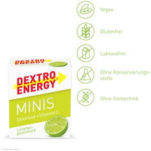 Produktbild für Traubenzucker Dextro Energy Minis Limette