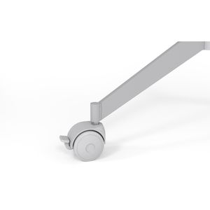 Produktbild für Klapptisch Hammerbacher KF16, aus Holz, auf Rollen