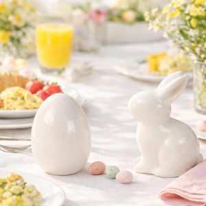 Produktbild für Osterdeko Heitmann-Deco 1020140, weiß, 2 Stück