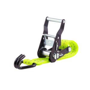 Produktbild für Spanngurt Sandax 338, grün, mit Haken &amp; Ratsche