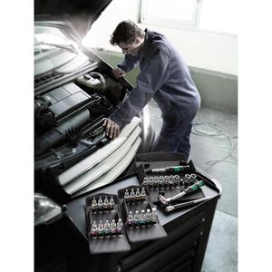 Produktbild für Steckschlüssel Wera 8006 SC 1 Zyklop Hybrid-Knarre