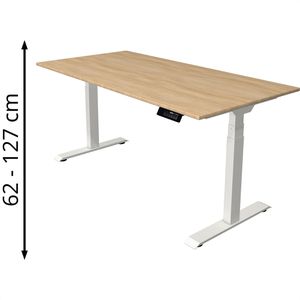 Produktbild für Schreibtisch Kerkmann Move 1 stable, eiche hell / weiß