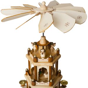 Produktbild für Weihnachtspyramide BRUBAKER klassisch