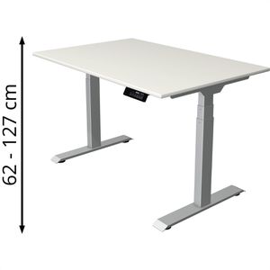 Schreibtisch Kerkmann Move 1 stable, weiß / silber