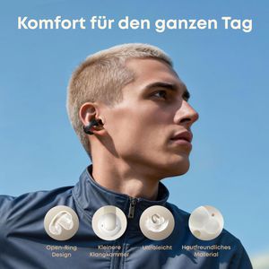 Produktbild für Kopfhörer Soundcore AeroClip, schwarz