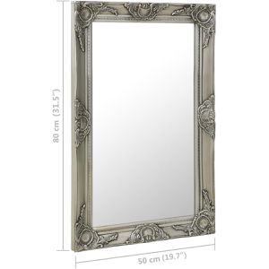 Produktbild für Wandspiegel vidaXL 320322, rechteckig