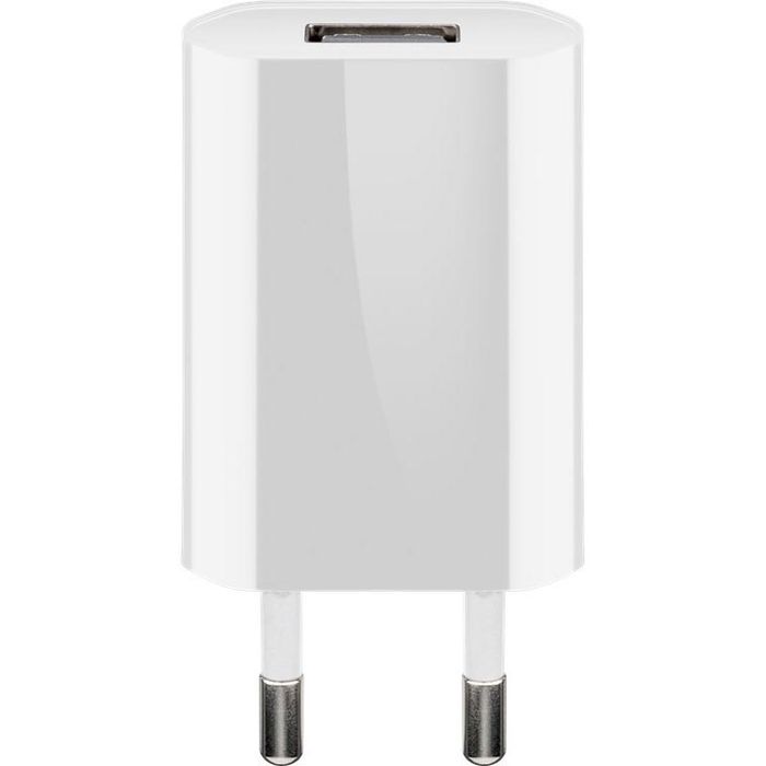 Goobay USB-Ladegerät 44950, 5W, 1A, weiß, 1x USB A, 1 Port