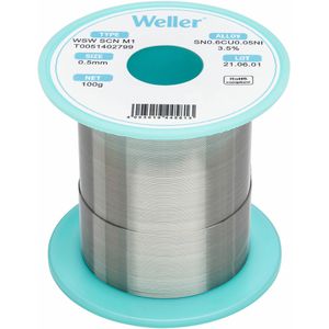 Lötzinn Weller T0051402799, Flussmittel, bleifrei