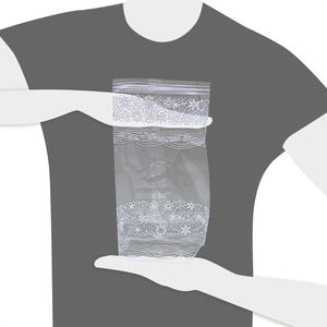 Produktbild für Geschenktüte Folia 285, Spitzendruck, transparent