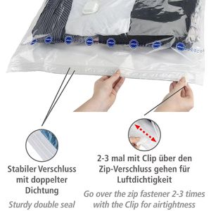 Produktbild für Vakuumbeutel Wenko 52631100, Reise-Set mit Pumpe