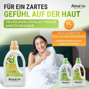 Produktbild für Weichspüler AlmaWin Orangenblüte, Konzentrat, Bio, vegan