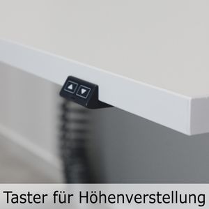 Produktbild für Schreibtisch Germania Agenda, 4244-583, lichtgrau