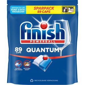 Spülmaschinentabs finish Quantum Powerball, All in 1