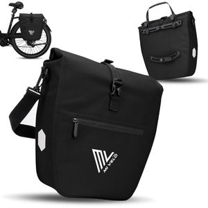 Produktbild für Gepäckträgertasche Mivelo Capax Mini, schwarz, 20 Liter