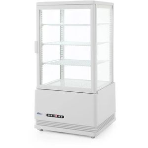 Arktic Kühlvitrine 233634, weiß, 68 Liter, Aufsatz-Kühlvitrine, doppelt verglast