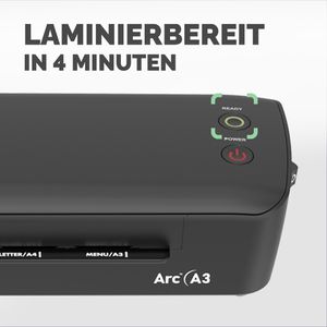 Produktbild für Laminiergerät Fellowes Arc, mit 2 Rollen, A3