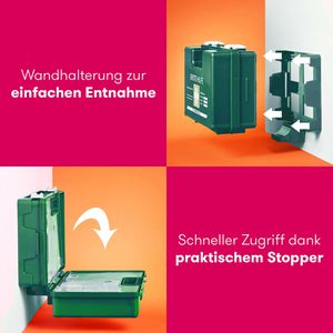 Produktbild für Erste-Hilfe-Koffer WERKSTEIN grün