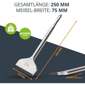 Produktbild für Meißel BAURIX FML-250, SDS+