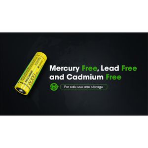 Produktbild für Akku Nitecore NL2160HP, 3,6 V, 6000 mAh