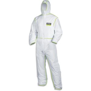 Produktbild für Schutzanzug Uvex comfort Overall, weiß-lime