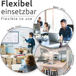 Produktbild für Magnete ECENCE silber, Neodym Magnet
