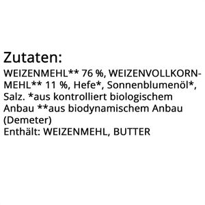 Produktbild für Zwieback Naturata Weizen, laktosefrei, demeter, BIO