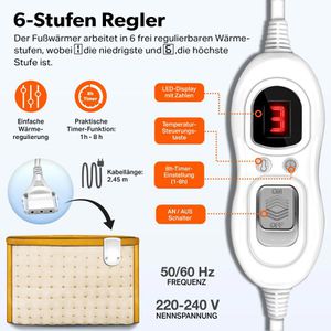 Produktbild für Fußwärmer Sinnlein FWM, elektrisch