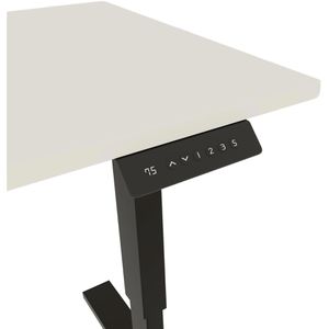 Produktbild für Schreibtisch Bisley E-StarterTech, weiß / schwarz