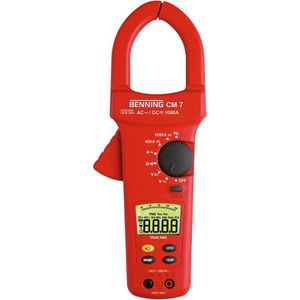 Stromzange Benning 044059, CM 7, True RMS digital