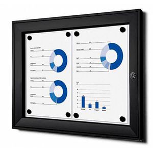 Produktbild für Schaukasten Showdown-Displays schwarz, außen